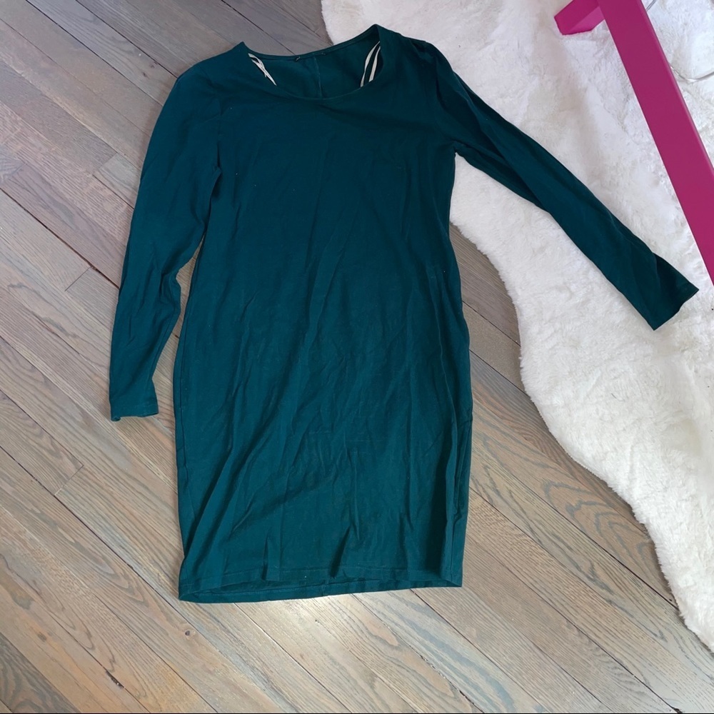 F21 fitted midi dress